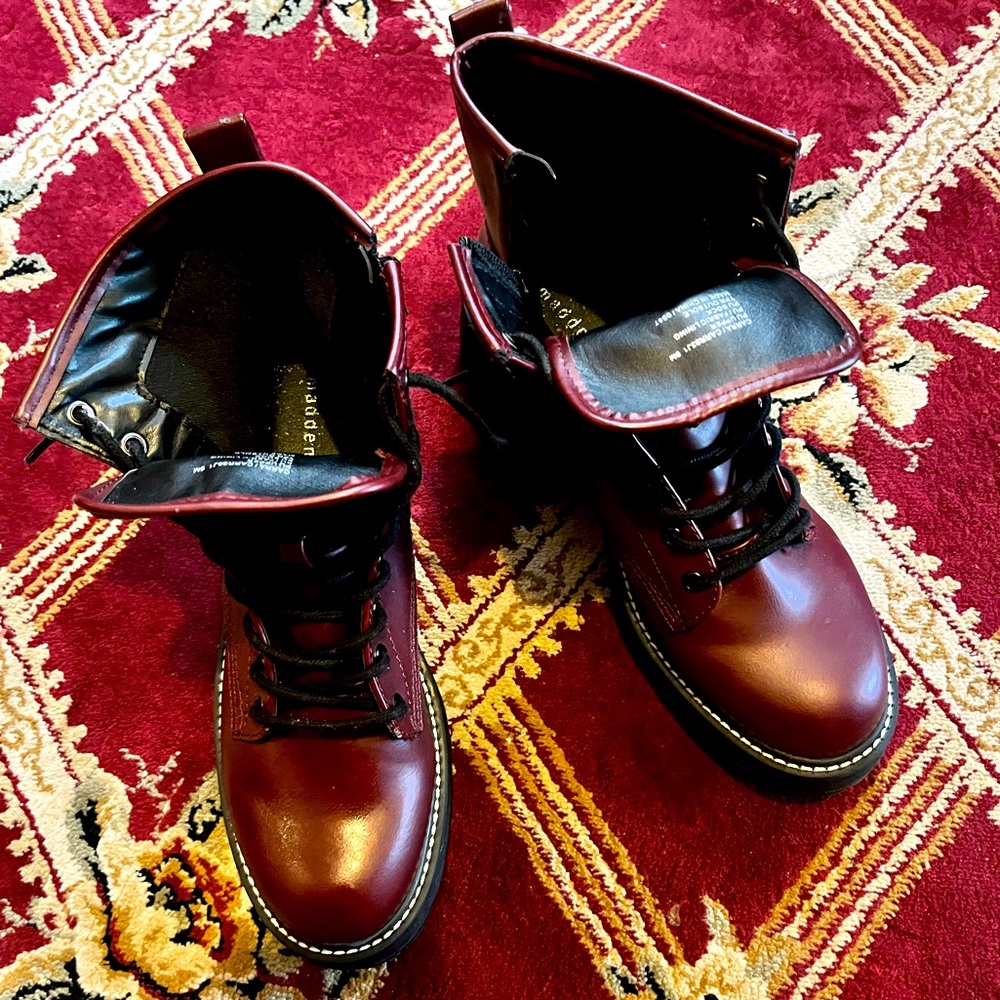 Burgundy Madden Girl Women’s Boots